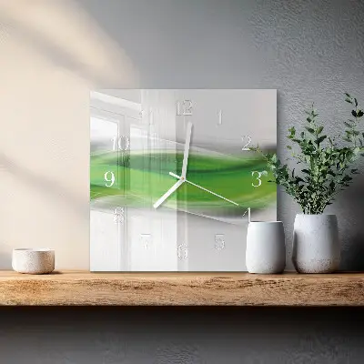 Quadratische wanduhr Abstraktion