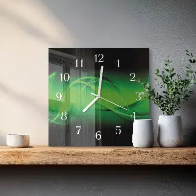 Quadratische wanduhr modern Abstraktion