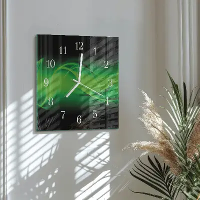 Quadratische wanduhr modern Abstraktion