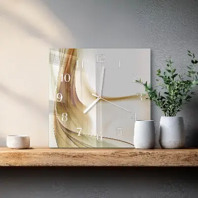 Glasuhr quadratisch Abstraktion