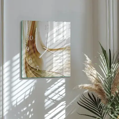 Glasuhr quadratisch Abstraktion