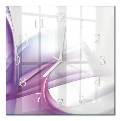 Glasuhr quadratisch Abstraktion