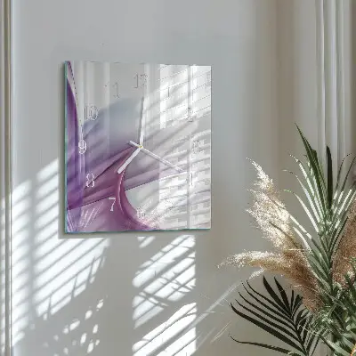 Glasuhr quadratisch Abstraktion