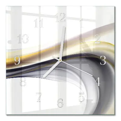 Glasuhr quadratisch Abstraktion