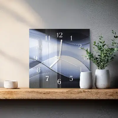 Moderne wanduhr quadratisch Abstraktion