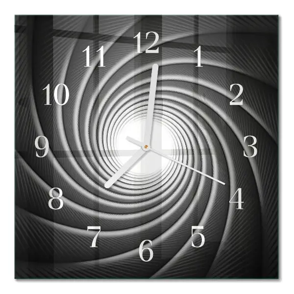 Moderne wanduhr quadratisch Wirbel