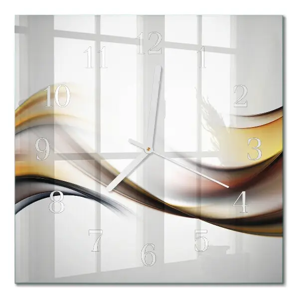Moderne wanduhr quadratisch Abstraktion