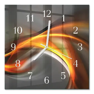 Quadratische wanduhr Abstraktion