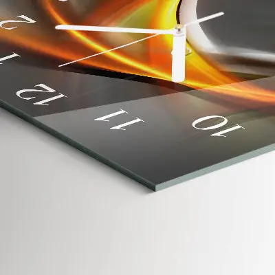 Quadratische wanduhr Abstraktion