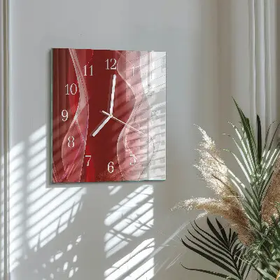 Moderne wanduhr quadratisch Abstraktion