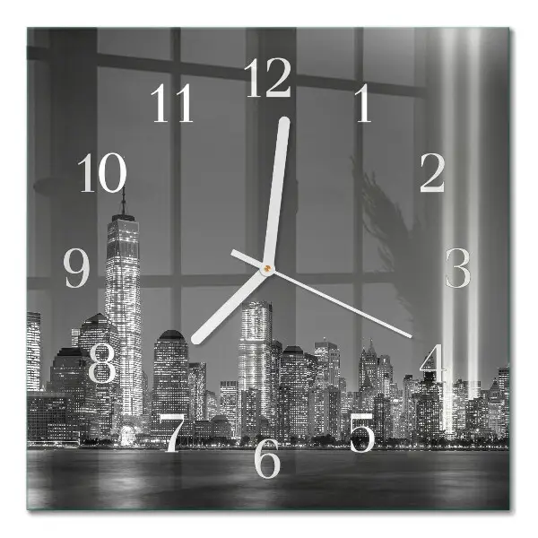 Quadratische wanduhr Horizont