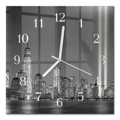 Quadratische wanduhr Horizont