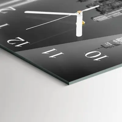 Quadratische wanduhr Horizont