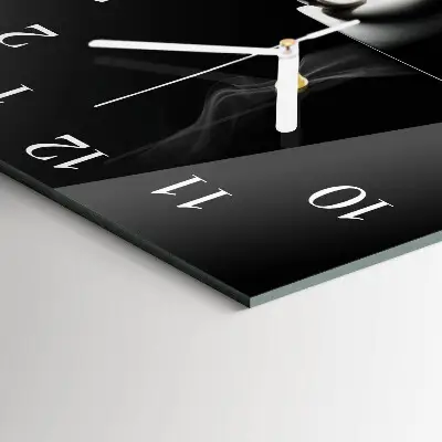 Moderne wanduhr quadratisch Becher