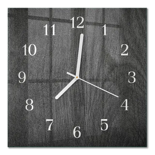 Quadratische wanduhr Holz
