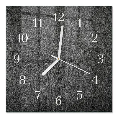 Quadratische wanduhr Holz