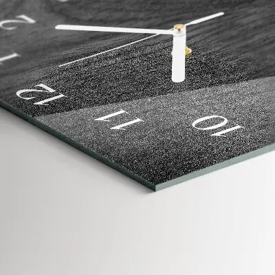 Quadratische wanduhr Holz