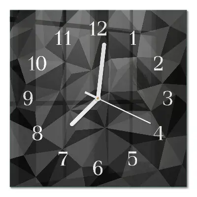 Wanduhr mit motiv quadratisch 3D-Muster