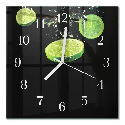 Wanduhr mit motiv quadratisch Limes