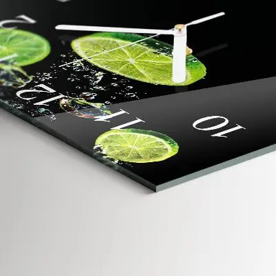 Wanduhr mit motiv quadratisch Limes