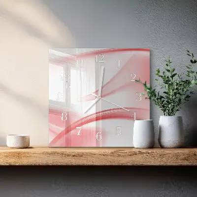 Quadratische wanduhr modern Abstrakte Kunst