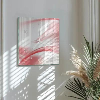 Quadratische wanduhr modern Abstrakte Kunst
