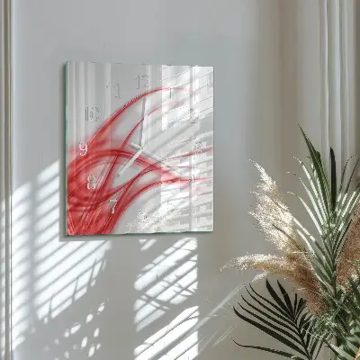 Wanduhr mit motiv quadratisch Abstrakte Kunst