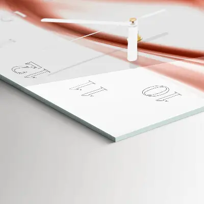 Moderne wanduhr quadratisch Abstrakte Linien
