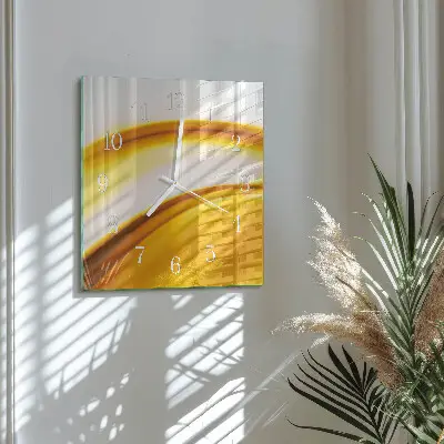 Quadratische wanduhr Abstrakte Kunst