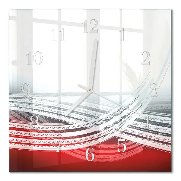 Quadratische wanduhr modern Abstraktion