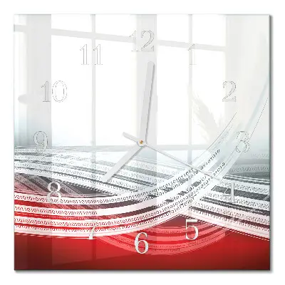 Quadratische wanduhr modern Abstraktion