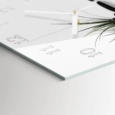 Wanduhr mit motiv quadratisch Steine
