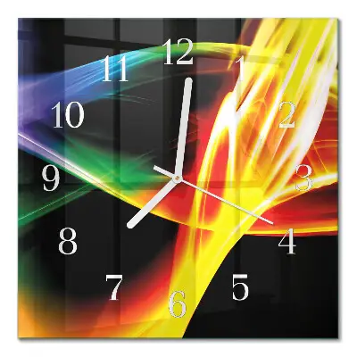 Quadratische wanduhr Abstraktion