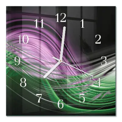 Moderne wanduhr quadratisch Abstrakte Kunst