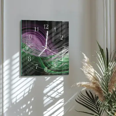 Moderne wanduhr quadratisch Abstrakte Kunst