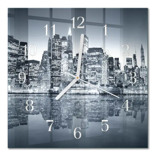 Quadratische wanduhr modern Horizont
