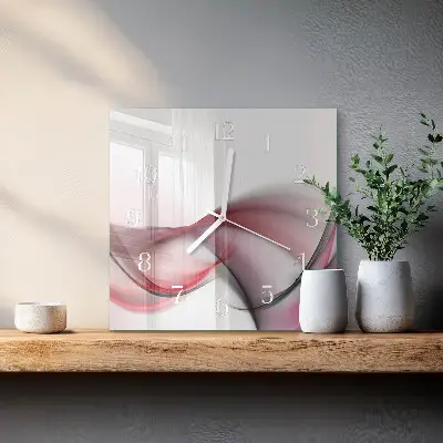 Wanduhr mit motiv quadratisch Abstrakte Kunst