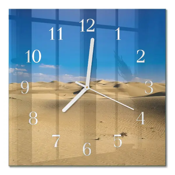 Wanduhr mit motiv quadratisch Wüste