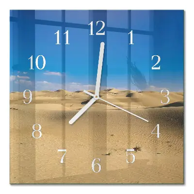 Wanduhr mit motiv quadratisch Wüste