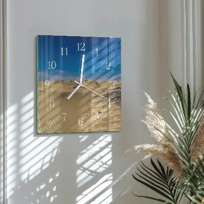 Wanduhr mit motiv quadratisch Wüste