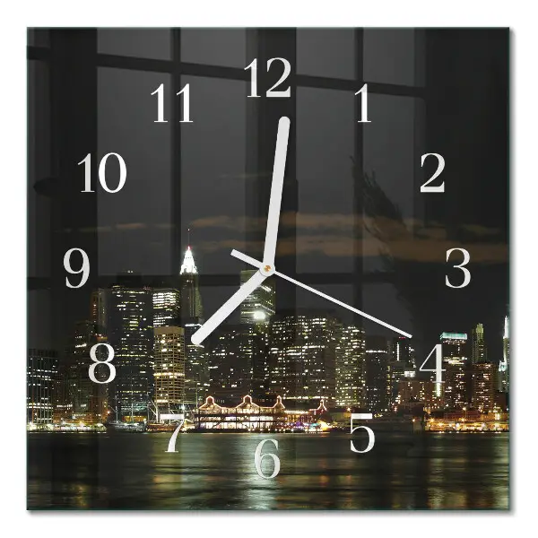 Quadratische wanduhr Horizont
