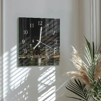 Quadratische wanduhr Horizont