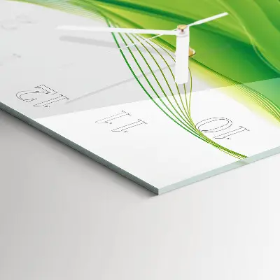 Moderne wanduhr quadratisch Abstrakte Linien