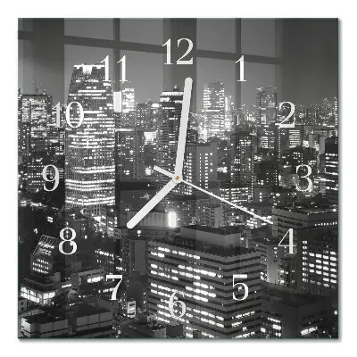 Quadratische wanduhr modern Horizont