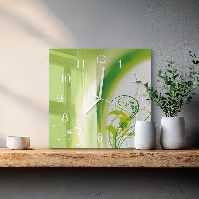 Moderne wanduhr quadratisch Modellanlage