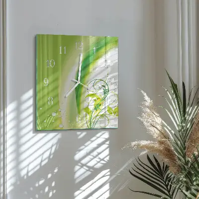 Moderne wanduhr quadratisch Modellanlage