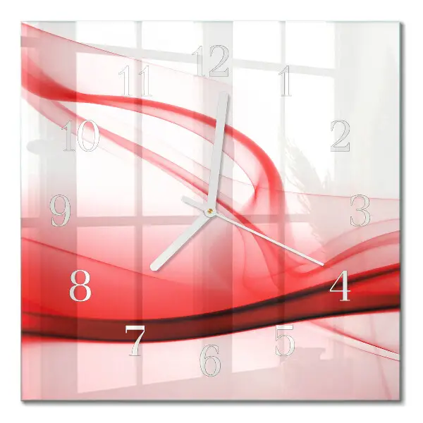 Wanduhr mit motiv quadratisch Abstrakte Linien