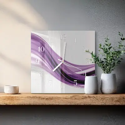 Quadratische wanduhr Abstrakte Kunst