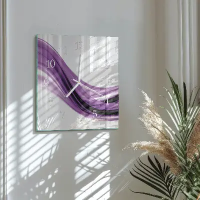 Quadratische wanduhr Abstrakte Kunst