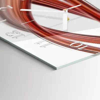 Moderne wanduhr quadratisch Abstrakte Linien